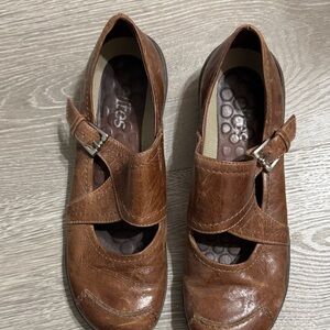 Brown Leather Women's Shoes
